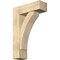 Ekena Millwork Thorton Block Rough Sawn Bracket w/ Offset Brace, Douglas Fir, 8"W x 24"D x 36"H BKT0806X24X36THR05RDF - alternate 1